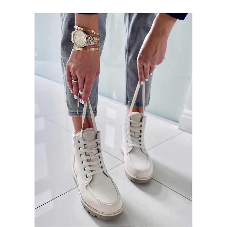 Germano Beige isolierte Trapperstiefel – Inello 1