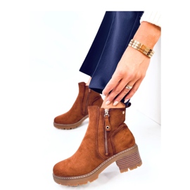 Linea Brown Protektorenstiefel - Inello braun 2