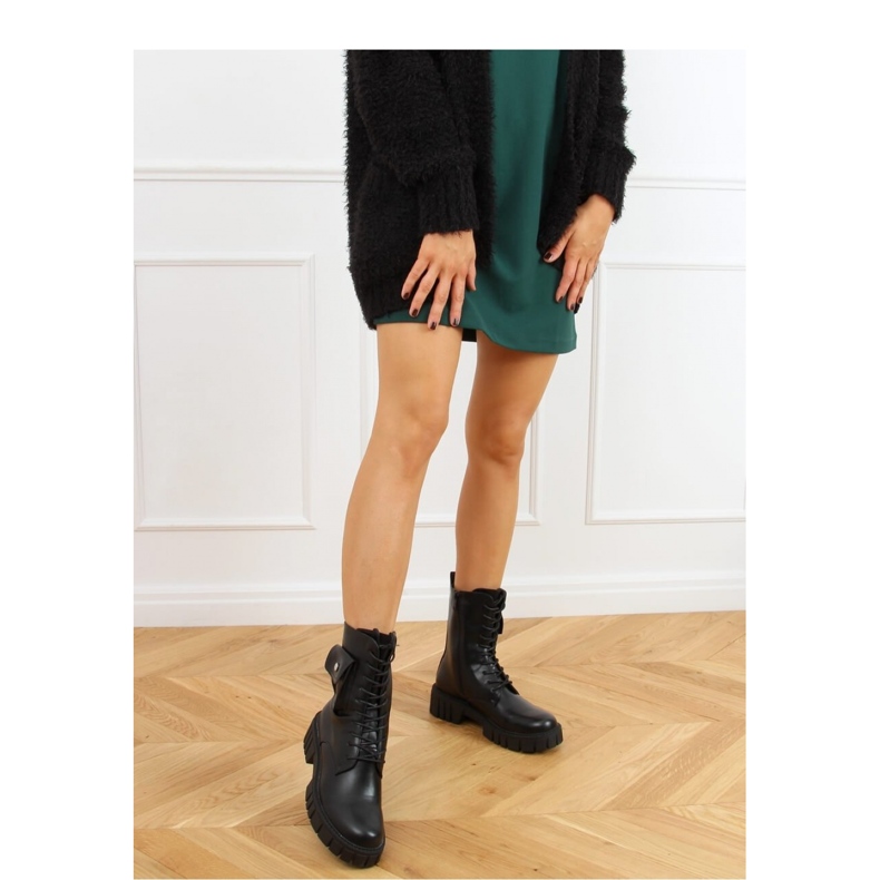 Schwarze Arbeiter mit Tasche UK50P Schwarz - Inello 2