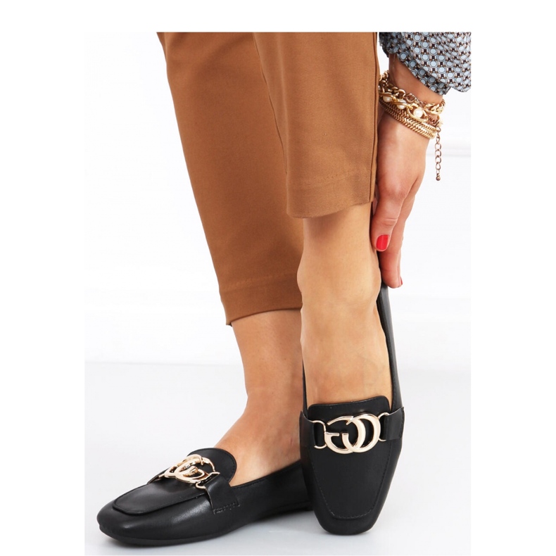 Elisa Black Damenmokassins – Inello schwarz 1