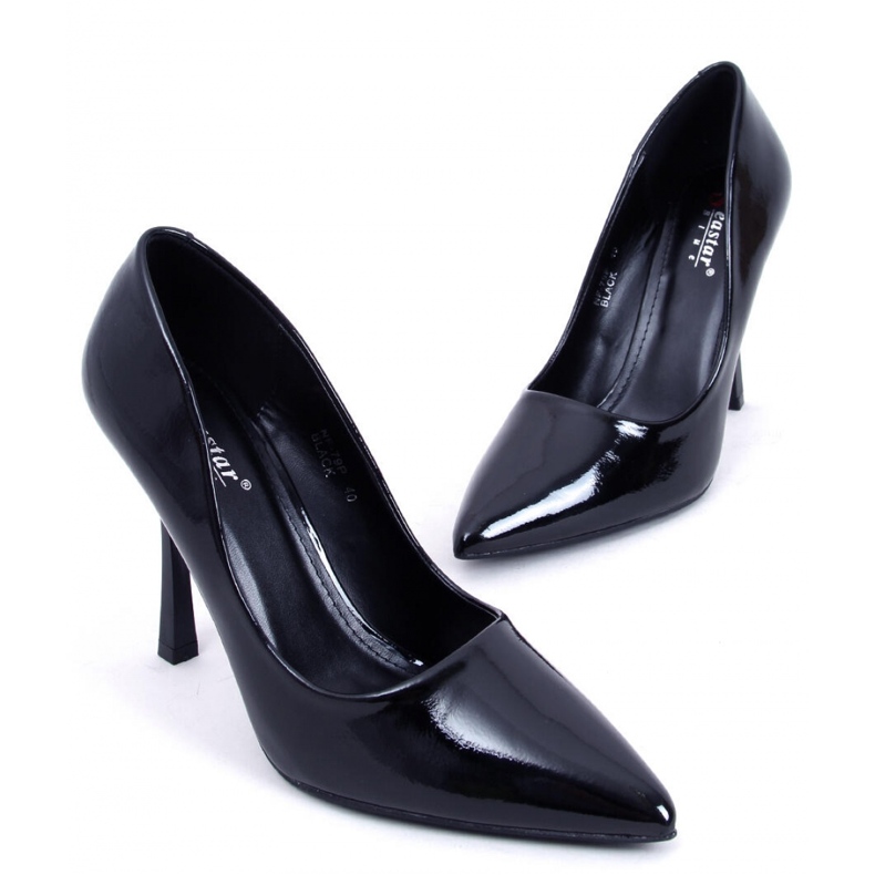Anika Black Lack-Stilettos für Damen – Inello schwarz 1