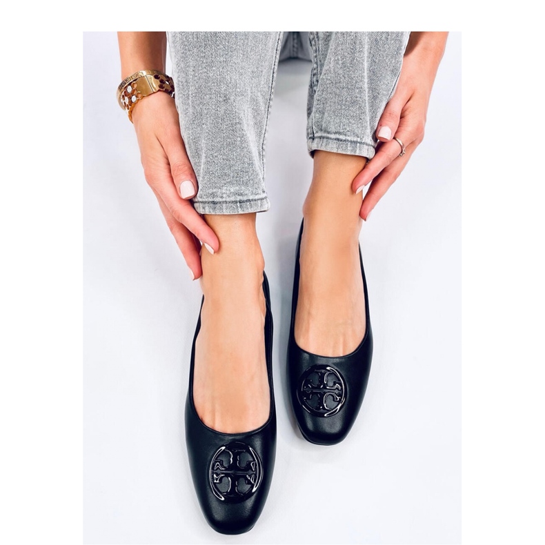 Elegante Irvina Black Ballerinas – Inello schwarz 1