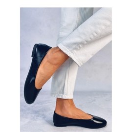 Ballerinas mit Ledereinsatz Tova Black - Inello schwarz 1