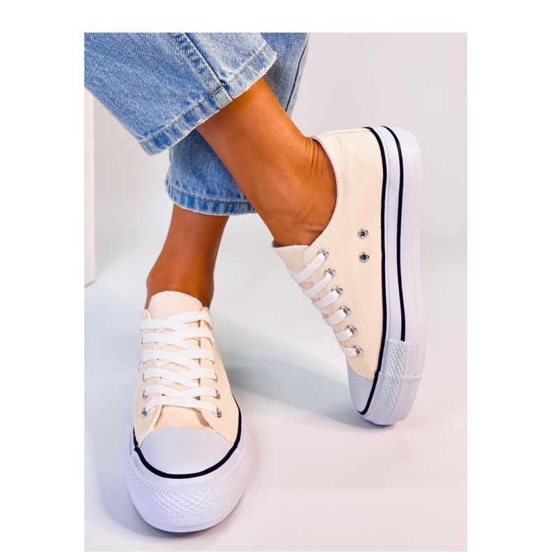 Klassische Damen-Sneaker Fargis Beige - Inello 1