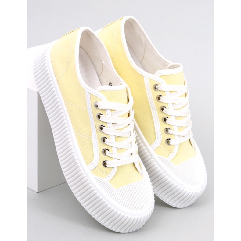 Damen-Plateau-Sneaker Dors Yellow - Inello gelb 1
