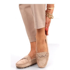 Saga Khaki Damenmokassins - Inello beige 1