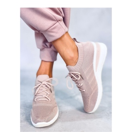 Croft Pink Sportschuhe mit verstecktem Keilabsatz – Inello rosa 1