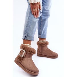 Step in style Schneestiefel Modell Dulca VL201P Dunkelbeige – Treten Sie ein mit Stil 1