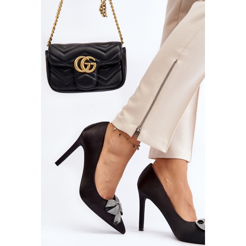 Step in style High Heels Modell Fairine 9563 Schwarz – Treten Sie mit Stil ein 2