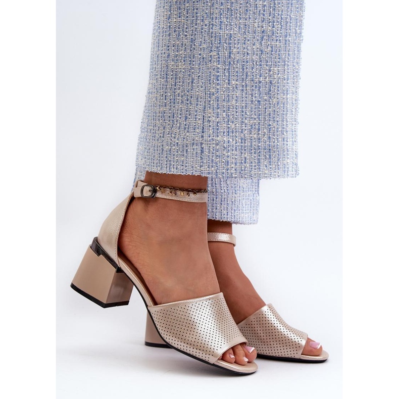 Step in style Sandalen Modell Horissa 62114 Gold – Treten Sie ein mit Stil gelb 1