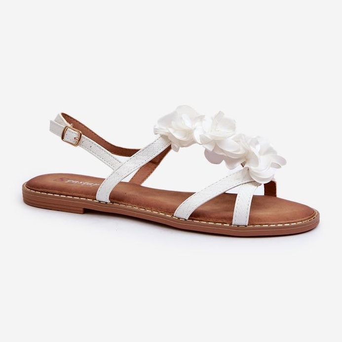 Step in style Sandalen Modell Abidina JL85 Weiß – Treten Sie mit Stil ein 2