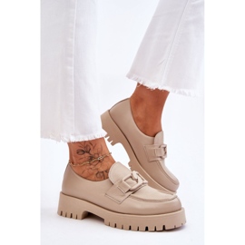 Step in style Schuhe Modell Loafers Rayhan 20089 Beige – Treten Sie ein mit Stil 2