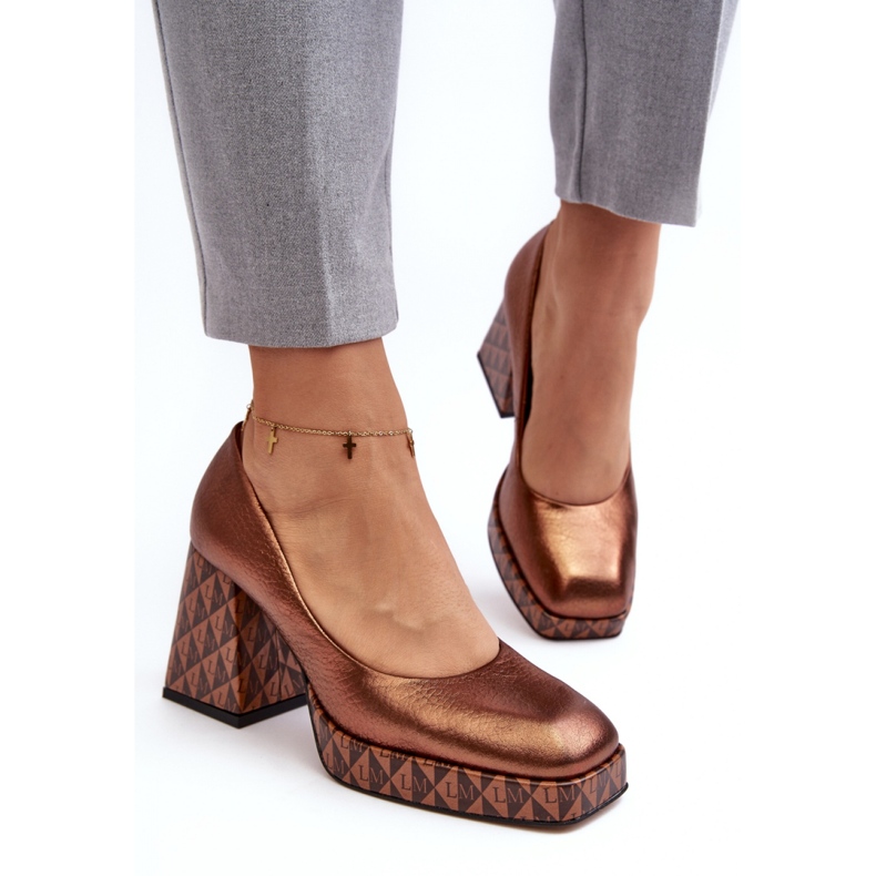 Step in style Pumps Modell Laura Messi 259/819-821 Kupfer – Treten Sie ein mit Stil braun 1