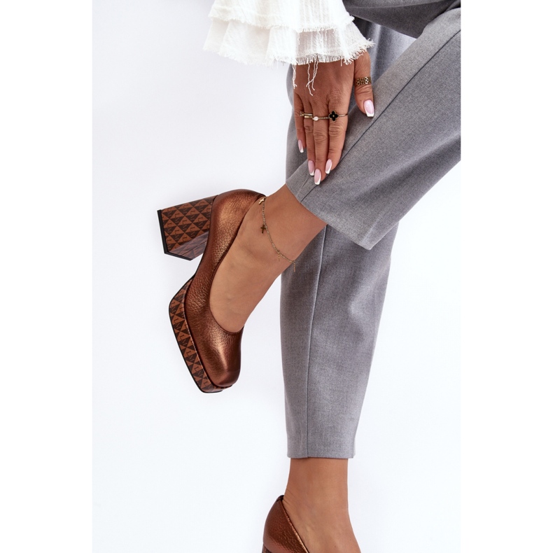 Step in style Pumps Modell Laura Messi 259/819-821 Kupfer – Treten Sie ein mit Stil braun 2