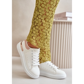 Step in style Sneakers Modell Nevelena JDJ-18 Weiß/Pink – Treten Sie ein mit Stil rosa 1