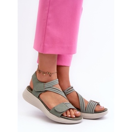 Step in style Sandalen Modell Eladora 24SD06-7056 Grün – Treten Sie ein mit Stil 1