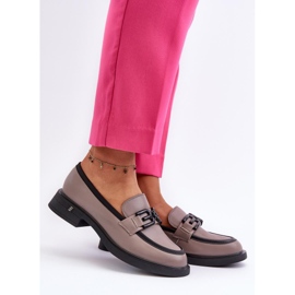 Step in style Mokassins Modell Triana 63501 Dunkelbeige – Treten Sie ein mit Stil grau 1