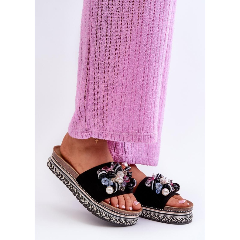 Step in style Sandale Flip-Flops Modell S.Barski HY077 Schwarz – Treten Sie mit Stil ein 1