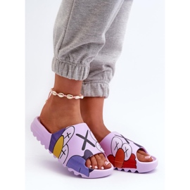 Step in style Sandalen-Flip-Flops Modell Monsters CK240P Violett – Treten Sie ein mit Stil lila 1