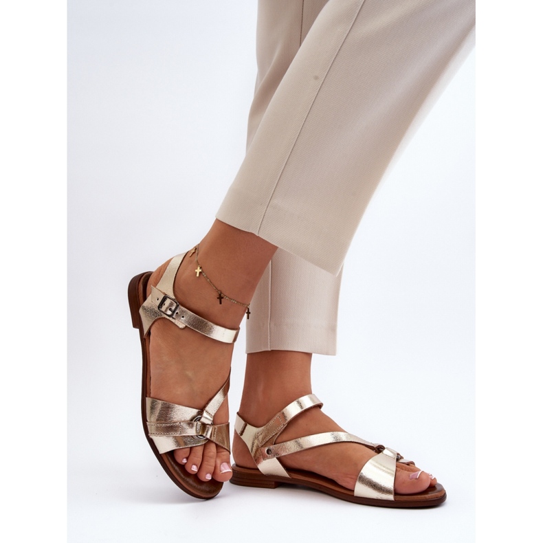 Step in style Sandalen Modell Zazoo 40182 Gold – Treten Sie ein mit Stil gelb 1