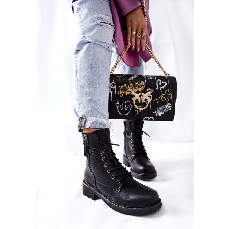 Step in style Arbeitsstiefel Modell Maisa 21BT35-4226 Grün – Treten Sie ein mit Stil schwarz 1