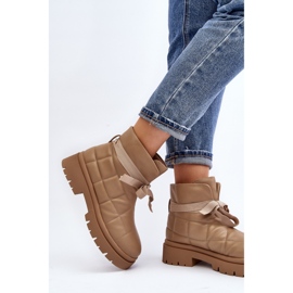 Step in style Stiefel Modell Bizzanti NS307 Khaki – Treten Sie ein mit Stil beige 2