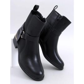 Averill Black Damen-Chelsea-Stiefel aus Vollnarbenleder schwarz 1