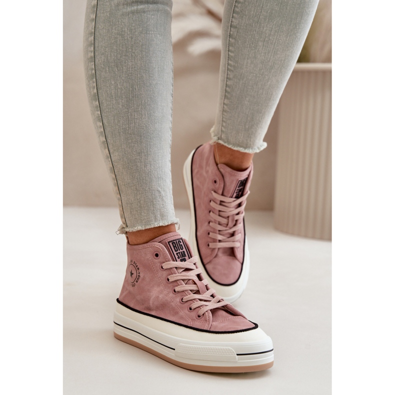 Step in style Sneakers Modell Big Star OO274068 Pink – Treten Sie ein mit Stil rosa 1