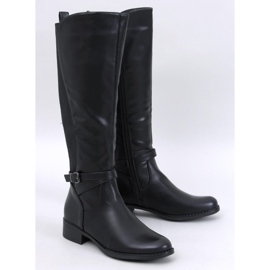 Stiefel mit flexiblem Lappen Black-Obermaterial schwarz 1