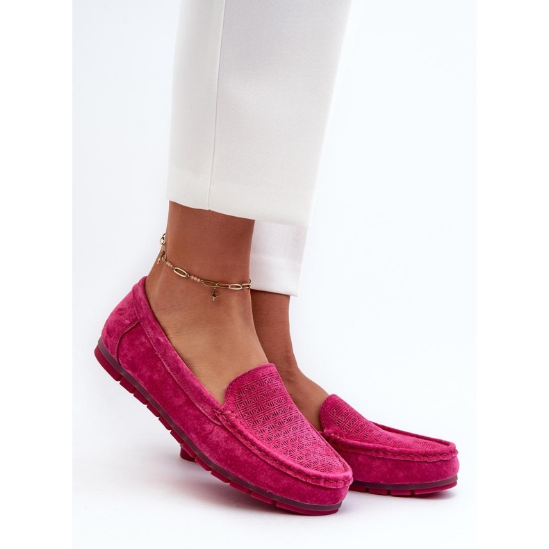 Step in style Mokassins Modell S.Barski LR755 Fuchsia – Treten Sie ein mit Stil rosa 1