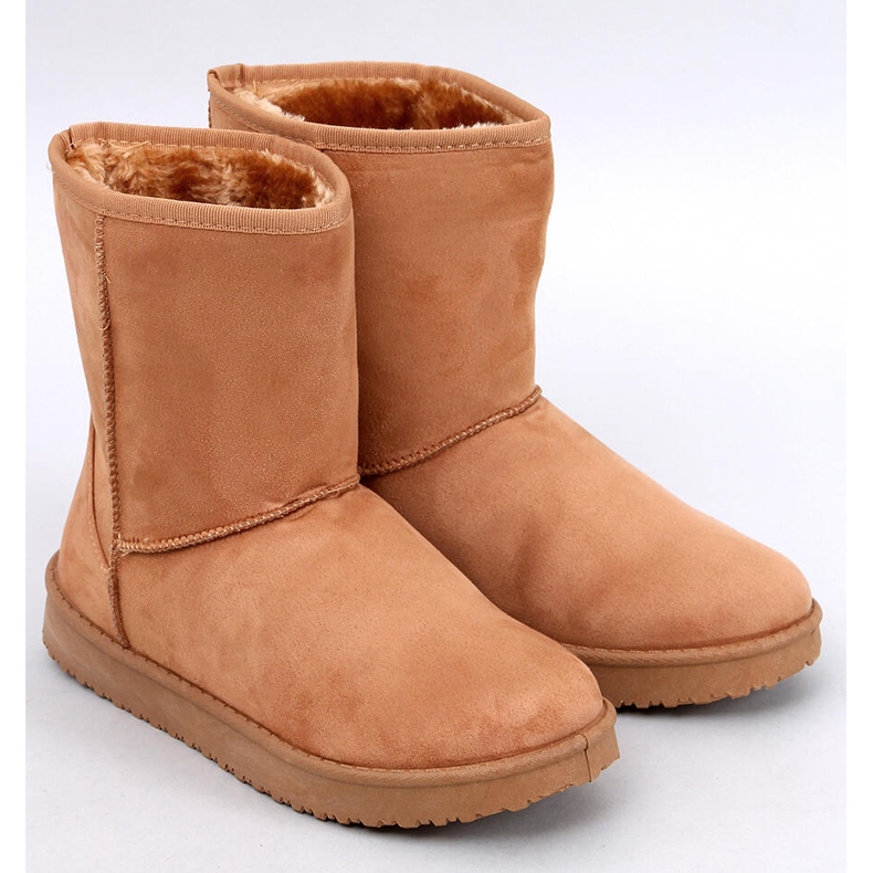 Klassische Delaney Camel-Schneestiefel braun 1