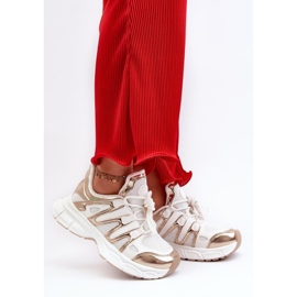 Step in style Sportschuhe Modell Ahmani NB633P Weiß/Gold – Treten Sie ein mit Stil 1