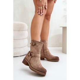 Step in style Stiefel Modell Zudra 7280 Dunkelbeige – Treten Sie ein mit Stil 1