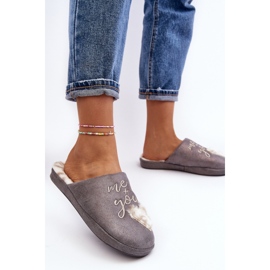 Step in style Hausschuhe Modell Geraja MD6003 Grau – Treten Sie mit Stil ein 2