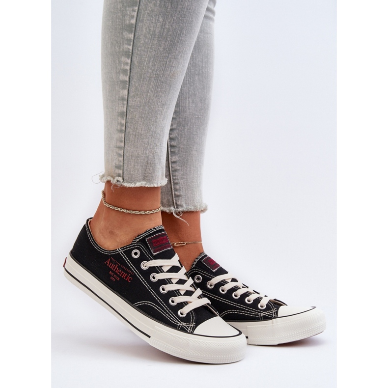 Schwarze Big Star-Sneaker für Damen 1
