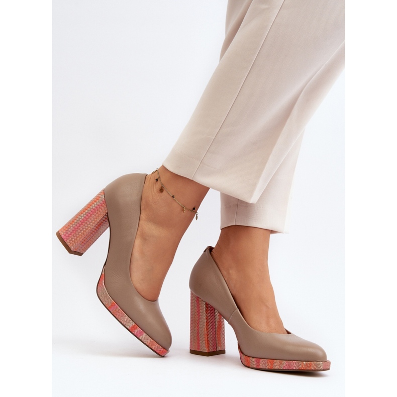 Step in style Pumps Modell Laura Messi 2746/252-837 Beige – Treten Sie ein mit Stil 2