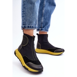 Maciejka Schwarze Damenstiefeletten 1