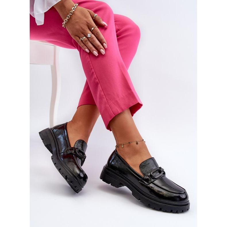 Step in style Mokassins Modell Imbleria 66616 Schwarzlack – Treten Sie ein mit Stil 2