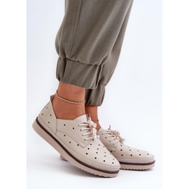 S.Barski Beige Damenschuhe 1