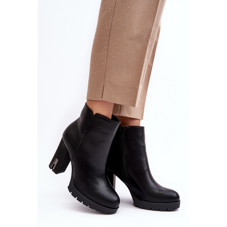 Damenstiefeletten Schwarz 1