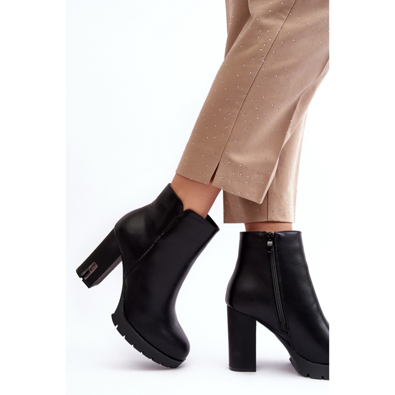 Damenstiefeletten Schwarz 2