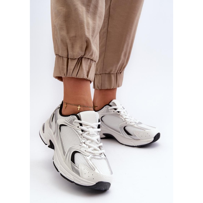 Modische Damen-Sportschuhe Weiß/Schwarz 1