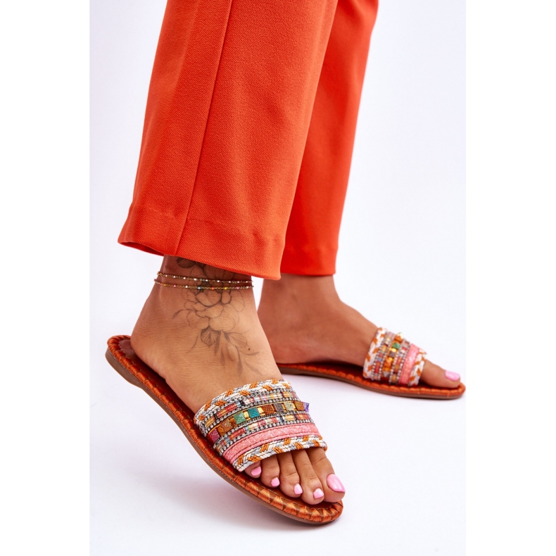 Step in style Sandalen-zehenstegsandalen Modell Bellisa CK270P Orange – Treten Sie ein mit Stil 2