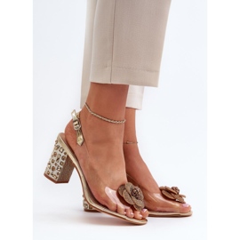 Step in style Sandalen Modell S.Barski MR38-356 Gold – Treten Sie ein mit Stil gelb 1