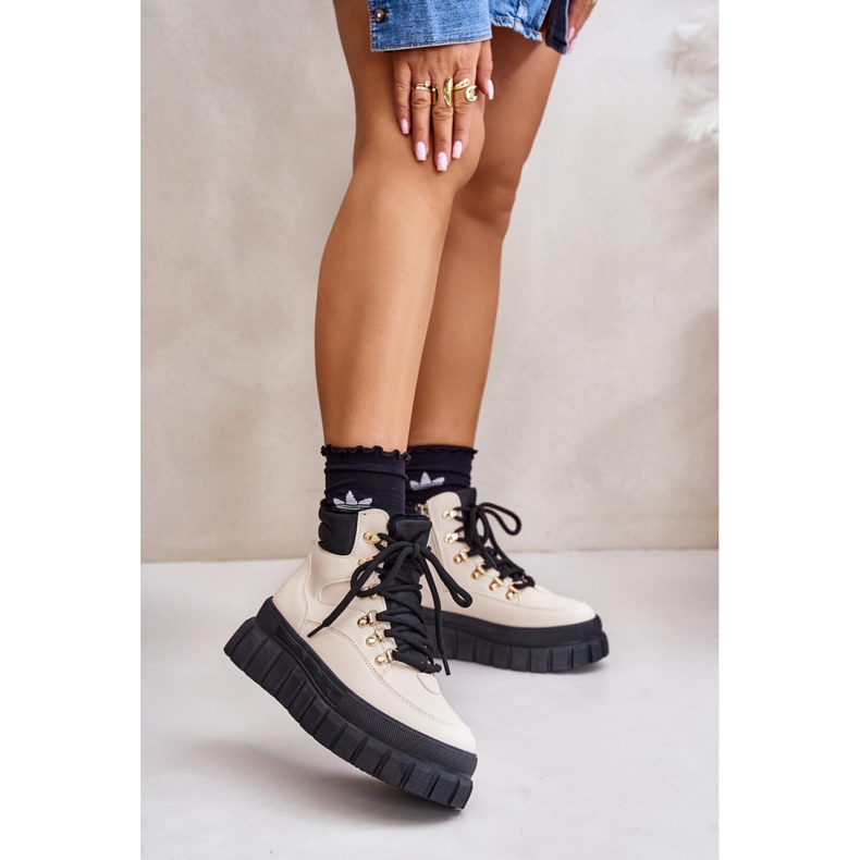 Step in style Stiefel Modell Jelenia J74779 Beige – Treten Sie ein mit Stil 1