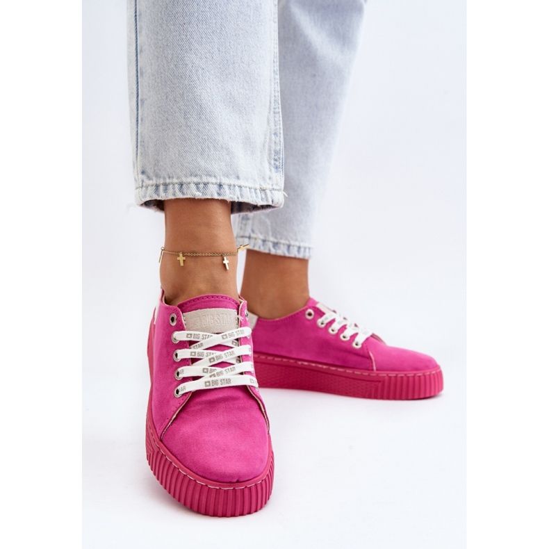 Step in style Sneakers Modell Big Star NN276004 Fuchsia – Treten Sie ein mit Stil rosa 2