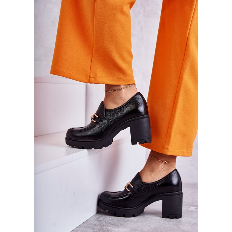 Step in style Schuhe Modell Mikeyla 20115 aus schwarzem Leder – Treten Sie ein mit Stil beige 2