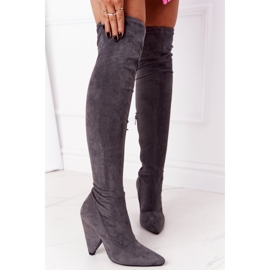 Step in style Stiefel Modell Lu Boo XW37356 Graues Wildleder – Treten Sie ein mit Stil 1