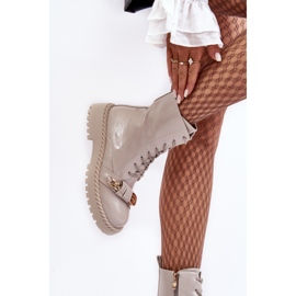 Step in style Stiefel Modell Da MR870-67 Hellgrauer Lack – Treten Sie ein mit Stil 2