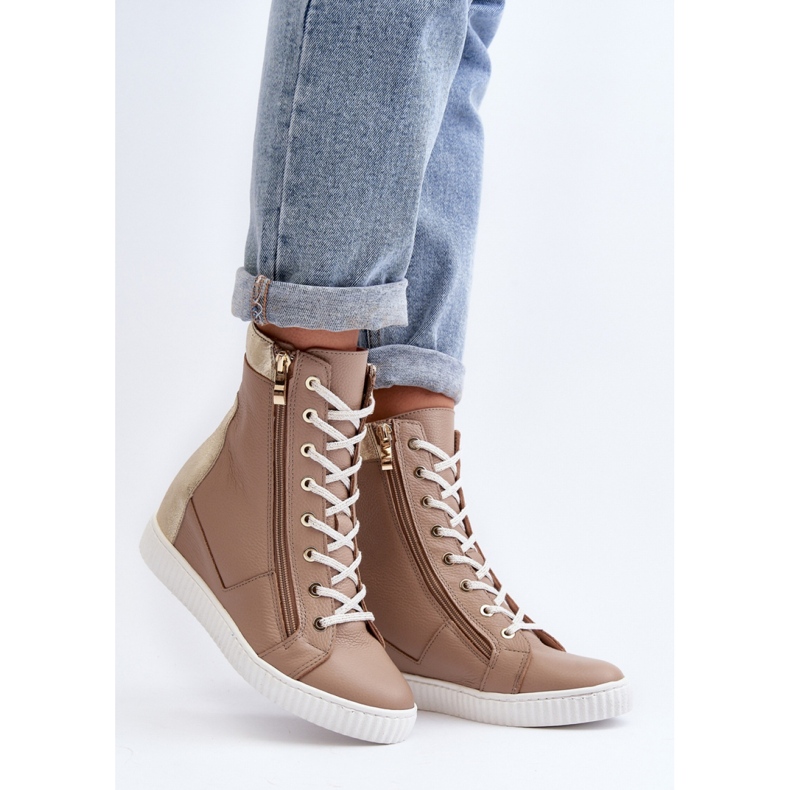 Step in style Sneakers Modell Zazoo 3081 Beige – Treten Sie ein mit Stil 1